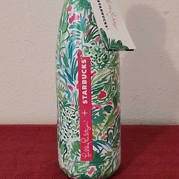 Lilly Pulitzer Swell Bottle RETIRED Palm Beach 17oz S'well Tumbler NEW Starbucks - Picture 2 of 14